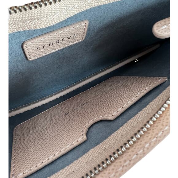 Senreve Blush Pink Leather Pebbled Crossbody Bag - Picture 14 of 14